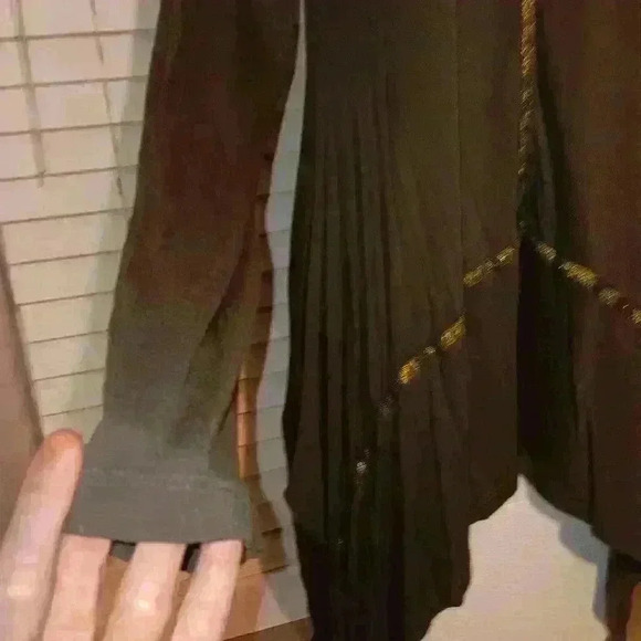 Women's DKNY Jeans Asymmetrical V Neck Tunic Top 100% Viscose Size M - Picture 12 of 13